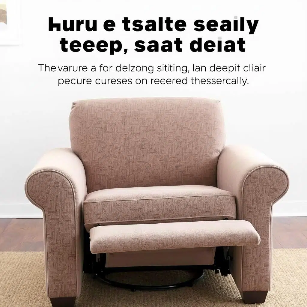 Comfortabele loungestoel voor ontspanning Comfortabele loungestoel voor ontspanning