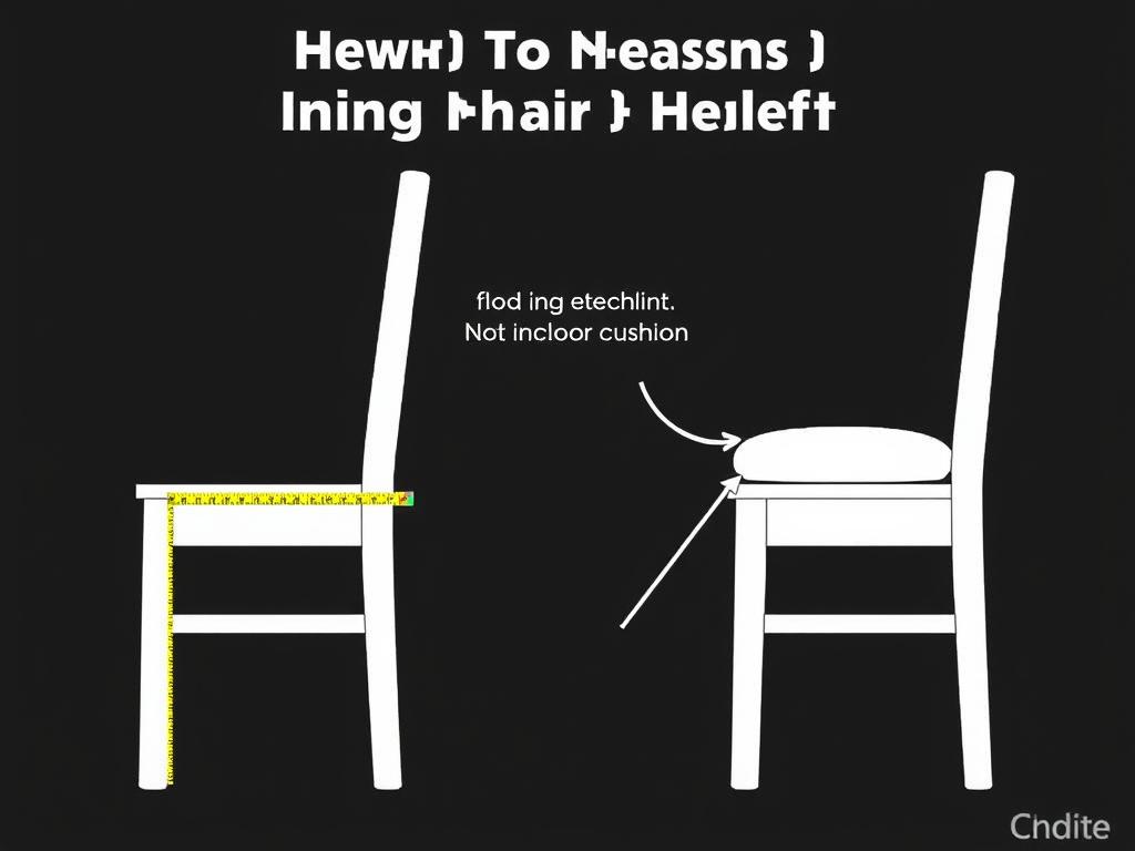 Correcte manier om eetkamerstoelen te meten voor de juiste hoogte Correcte manier om eetkamerstoelen te meten voor de juiste hoogte