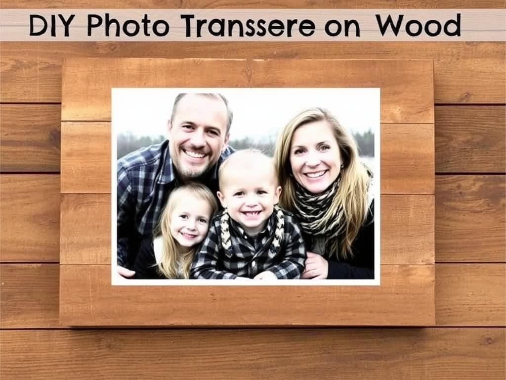 DIY foto transfer op hout DIY foto transfer op hout
