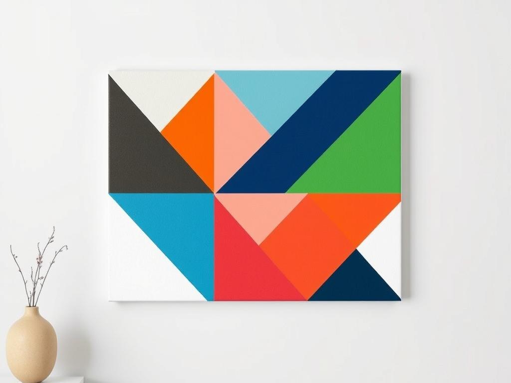 DIY geometrische wandkunst DIY geometrische wandkunst