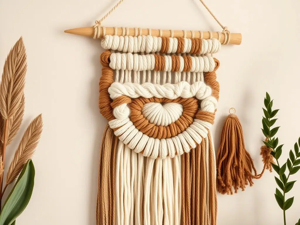 DIY geweven wandkleed