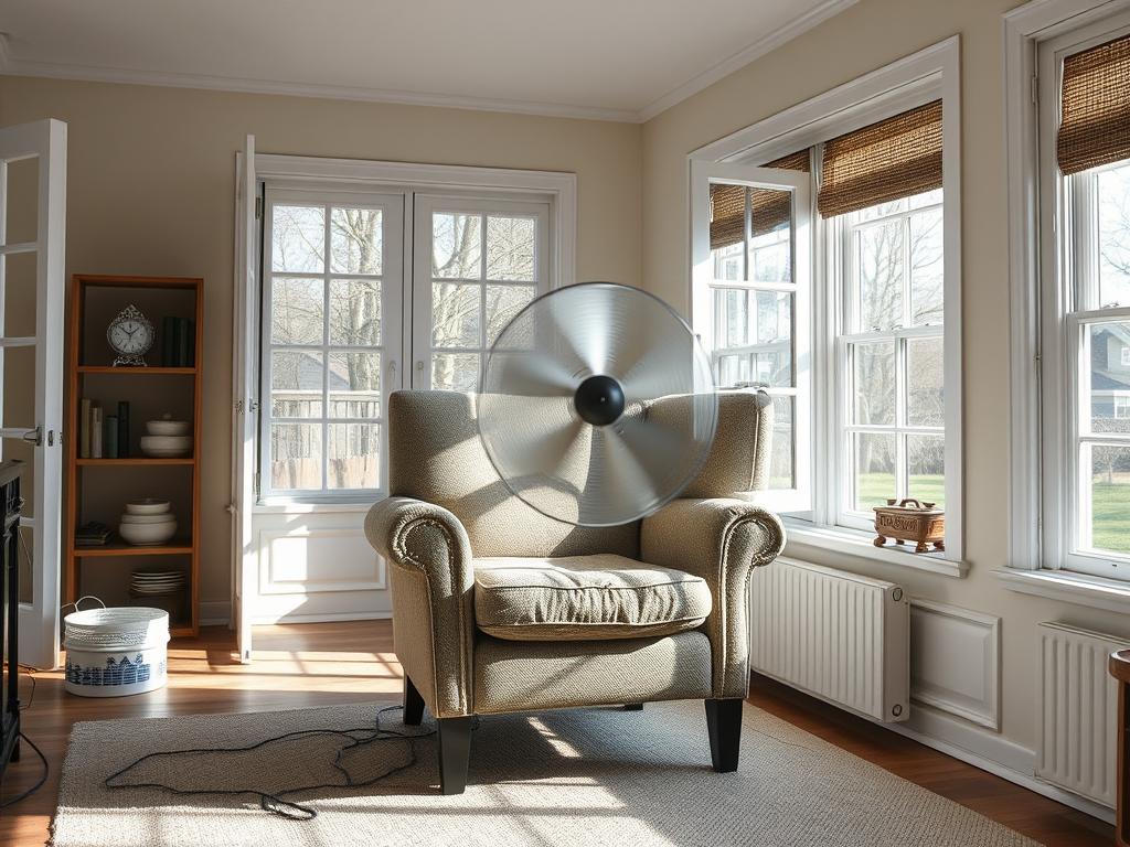 Drogen van een stoel na reiniging