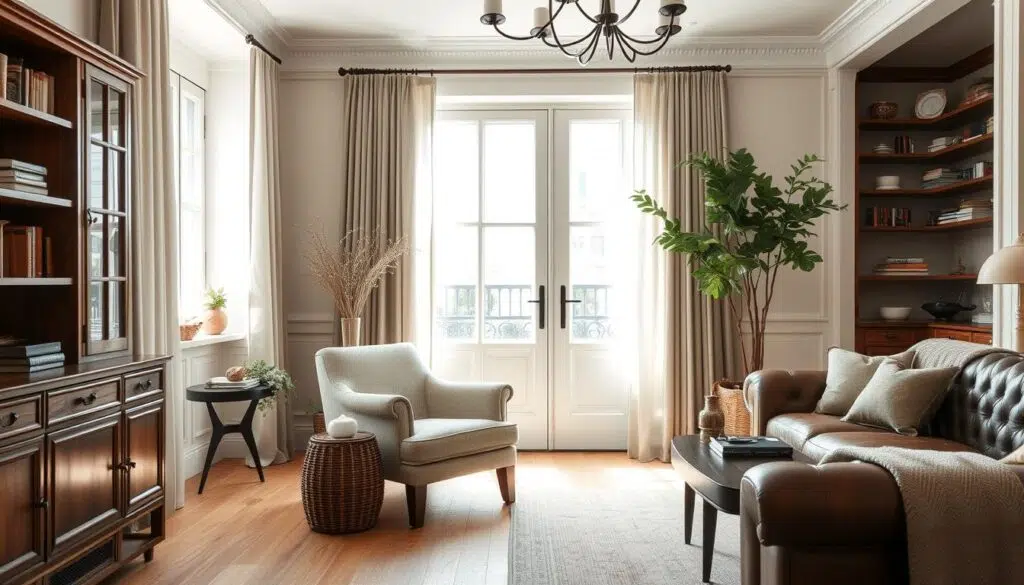 Een tijdloos interieur met subtiele bouclé accenten Een tijdloos interieur met subtiele bouclé accenten