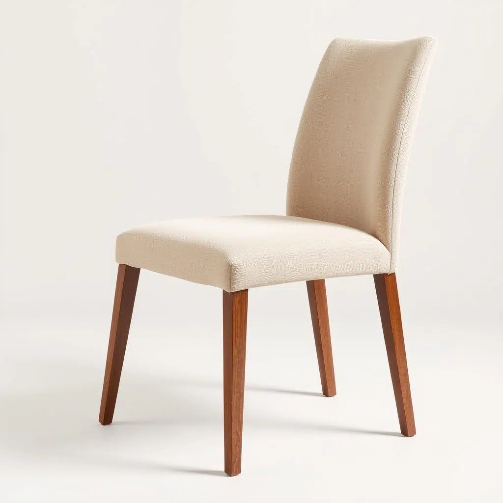 Elegante eetkamerstoel zonder armleuningen, ideaal voor optimale ruimte tussen stoelen Elegante eetkamerstoel zonder armleuningen, ideaal voor optimale ruimte tussen stoelen
