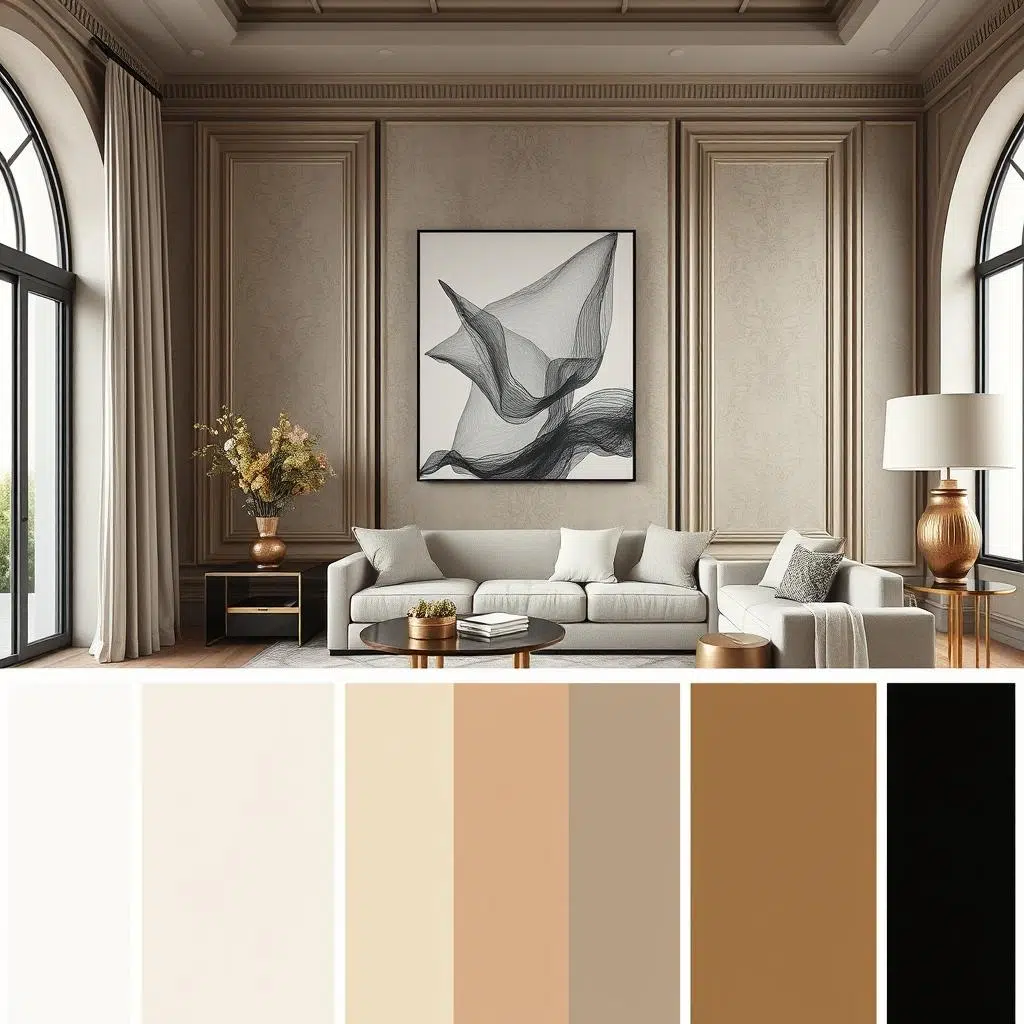 Eric Kuster interieurstijl kleurenpalet met neutrale tinten en metallic accenten kleurenpalet met neutrale tinten en metallic accenten