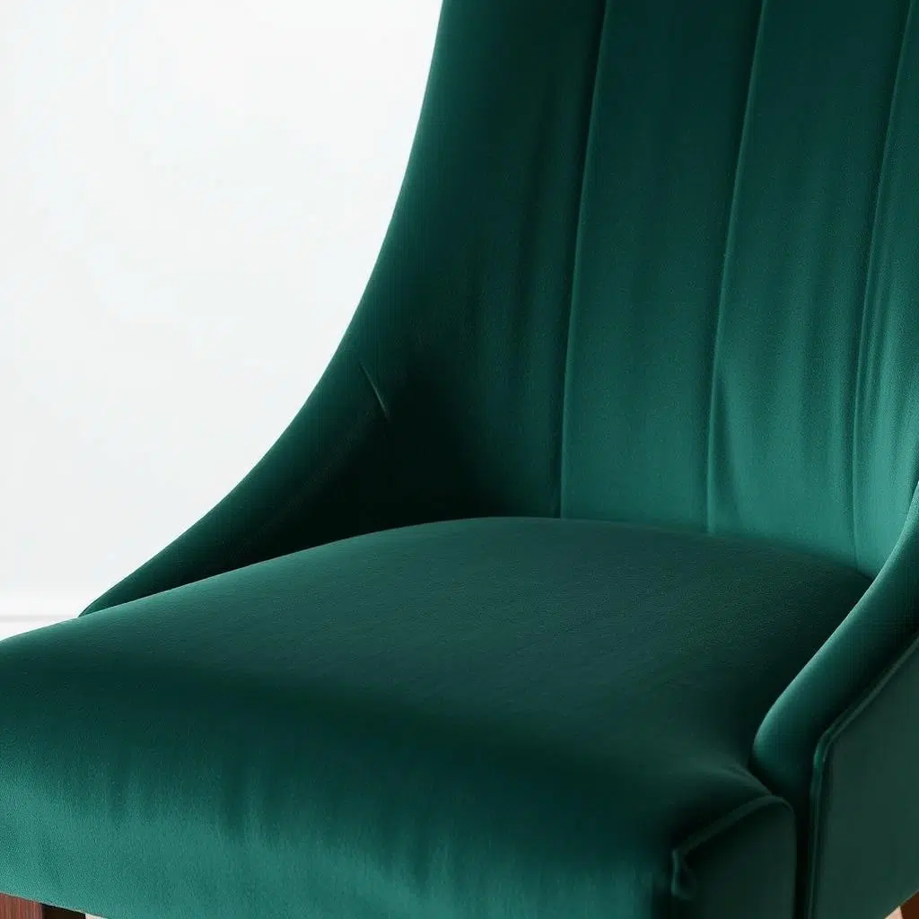 Gestoffeerde eetkamerstoel met velvet bekleding voor het kiezen van de juiste eetkamerstoel Gestoffeerde eetkamerstoel met velvet bekleding voor het kiezen van de juiste eetkamerstoel