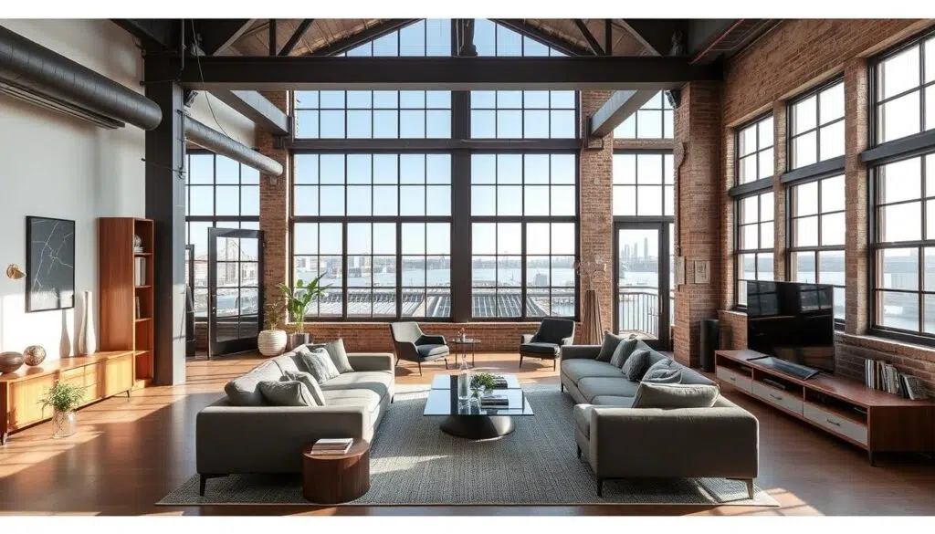 Getransformeerde industriële loft in Rotterdam