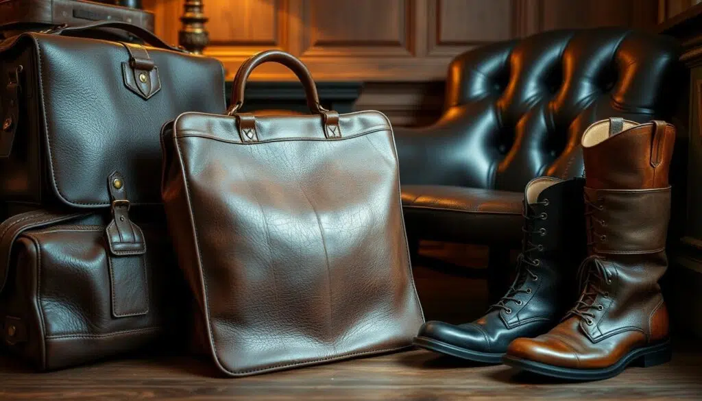 Goed onderhouden vintage leren items die de tand des tijds hebben doorstaan Goed onderhouden vintage leren items die de tand des tijds hebben doorstaan