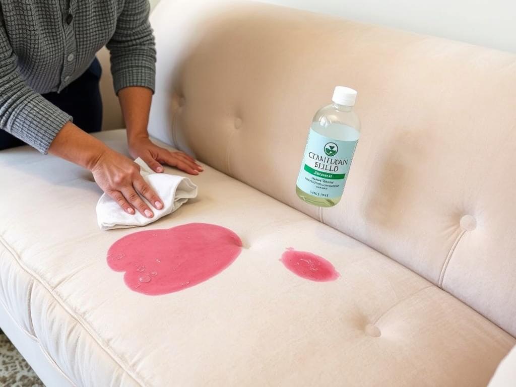Het verwijderen van wijn- of koffievlekken uit velvet met een speciale reinigingsmethode Het verwijderen van wijn- of koffievlekken uit velvet met een speciale reinigingsmethode