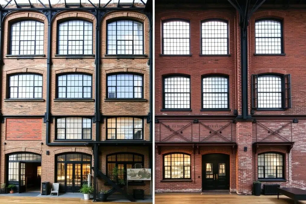 Historische fabriek omgebouwd tot industriële loft woning