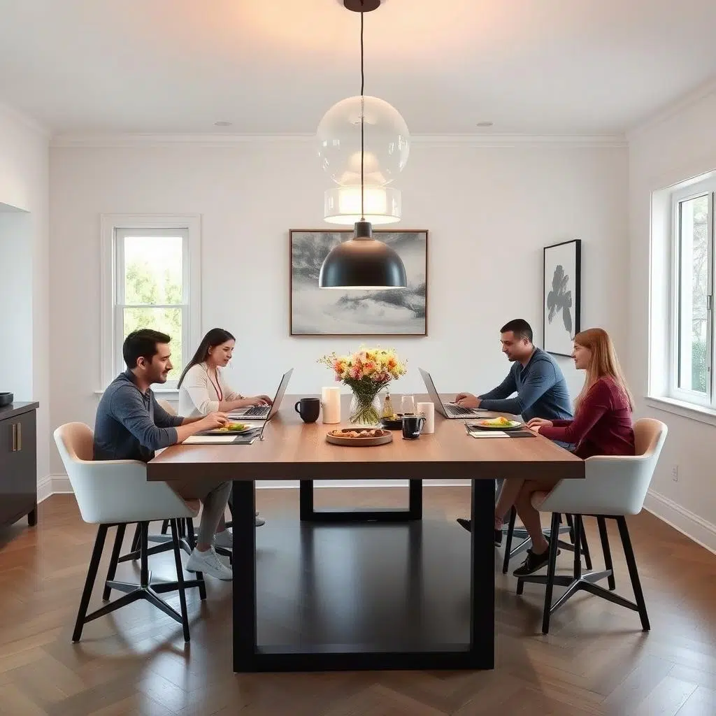 Hoge tafel die gebruikt wordt voor verschillende activiteiten Hoge tafel die gebruikt wordt voor verschillende activiteiten