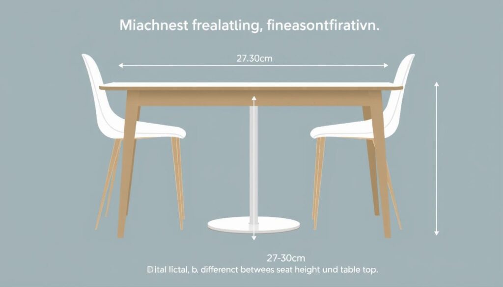 Ideale hoogteverhouding tussen eetkamerstoelen en tafel voor optimaal comfort Ideale hoogteverhouding tussen eetkamerstoelen en tafel voor optimaal comfort