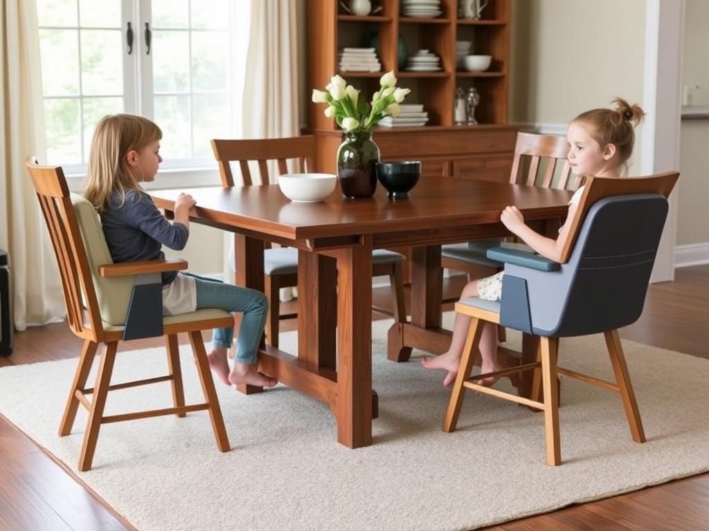 Kindvriendelijke aanpassingen voor de eettafel Kindvriendelijke aanpassingen voor de eettafel