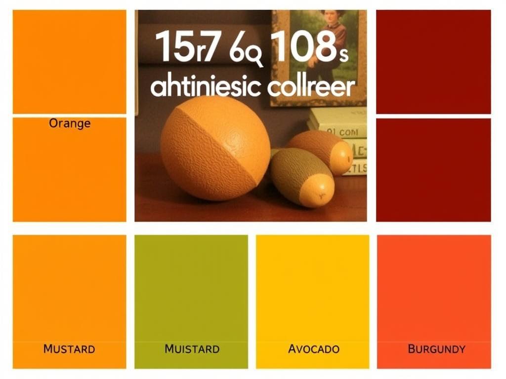 Kleurenpalet met oranje, bruin, geel en groen tinten Kleurenpalet met oranje, bruin, geel en groen tinten