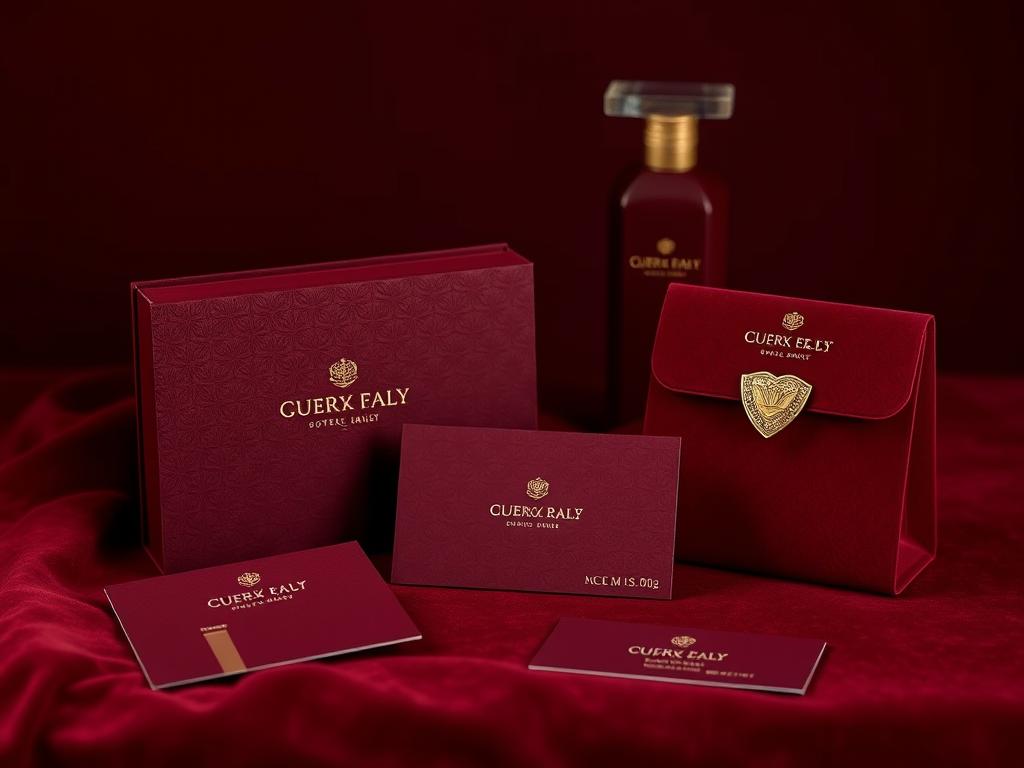 Luxe branding en grafisch ontwerp met velvet kleur Luxe branding en grafisch ontwerp met velvet kleur