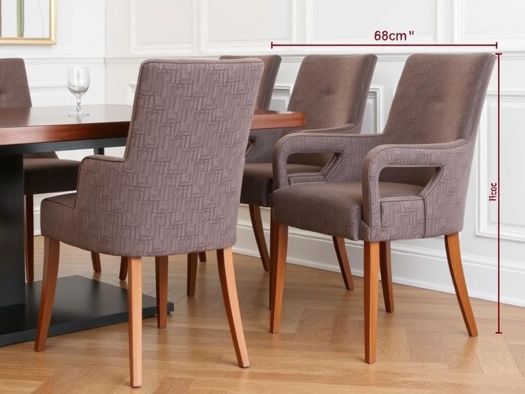 Luxe eetkamerstoel met armleuningen, 58 cm breed Luxe eetkamerstoel met armleuningen, 58 cm breed