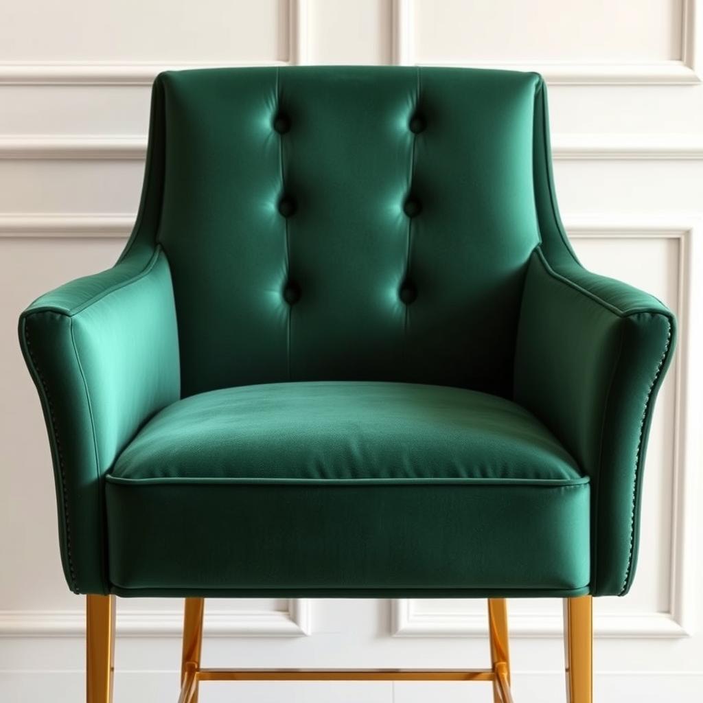 Luxe gestoffeerde hoge eetkamerstoelen met armleuning Luxe gestoffeerde hoge eetkamerstoelen met armleuning