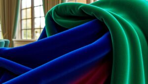 Luxe velvet stof in verschillende kleuren voor velvet stof onderhoud