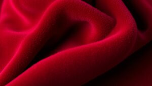 Luxueuze velvet kleur stof met rijke textuur en diepe gloed