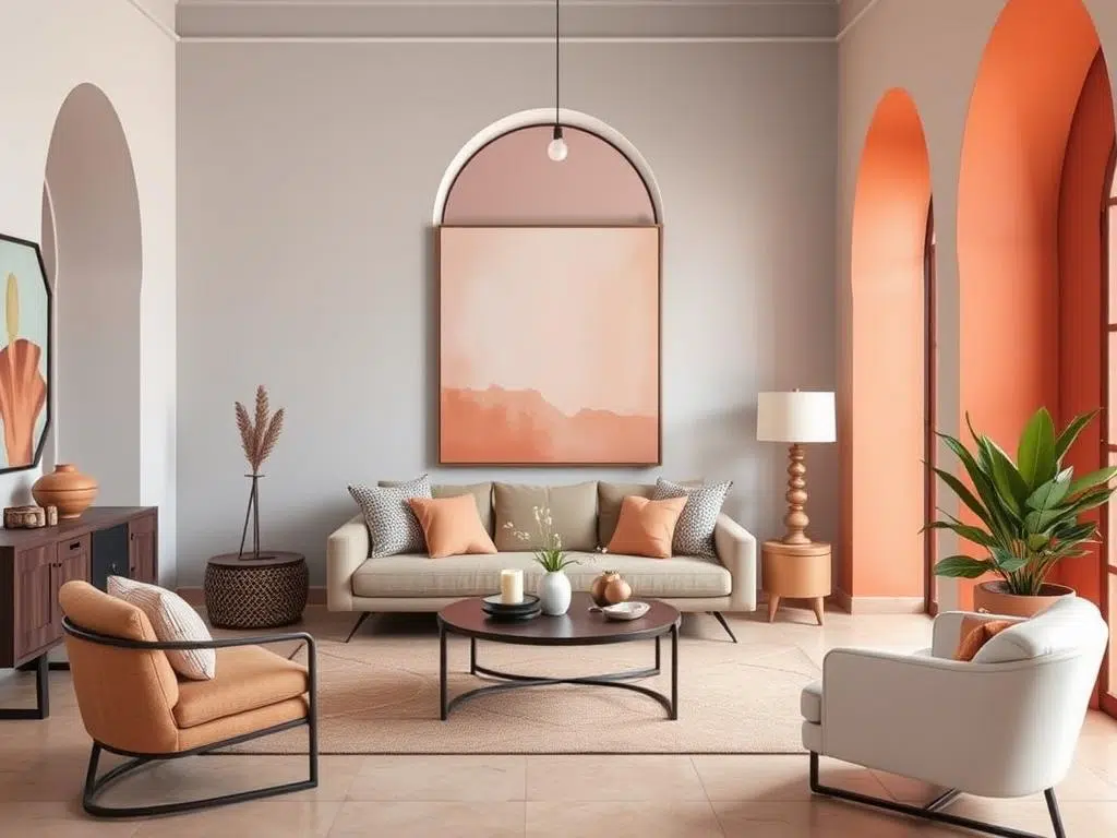 Modern Marokkaans interieur met een verfijnd, gedempter kleurenpalet