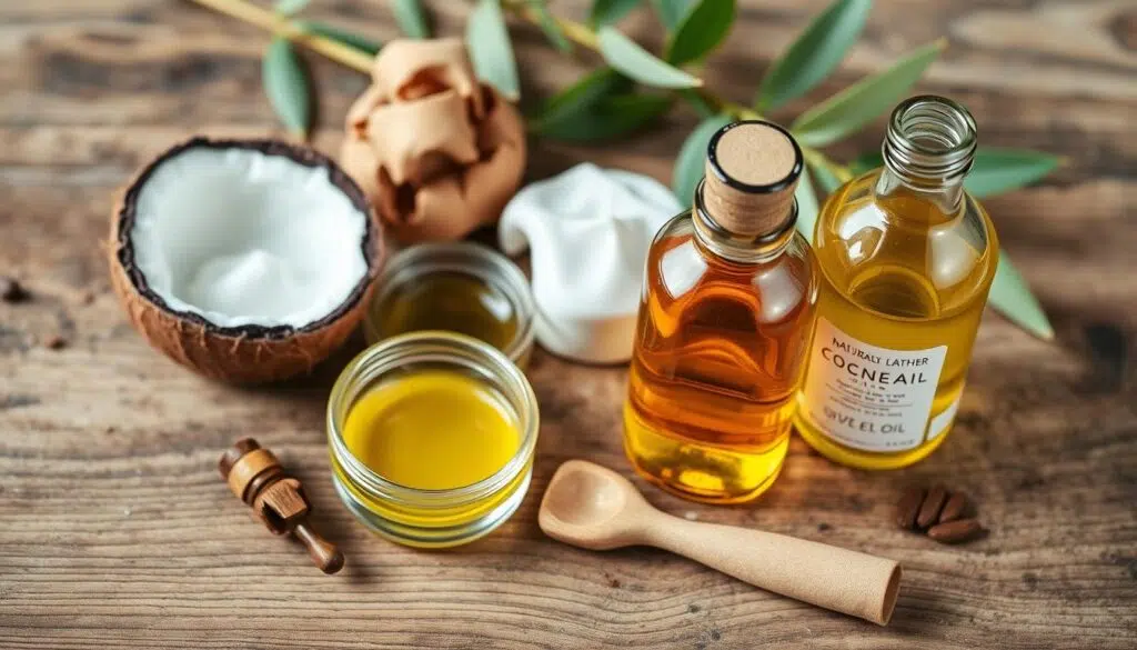 Natuurlijke producten voor leeronderhoud