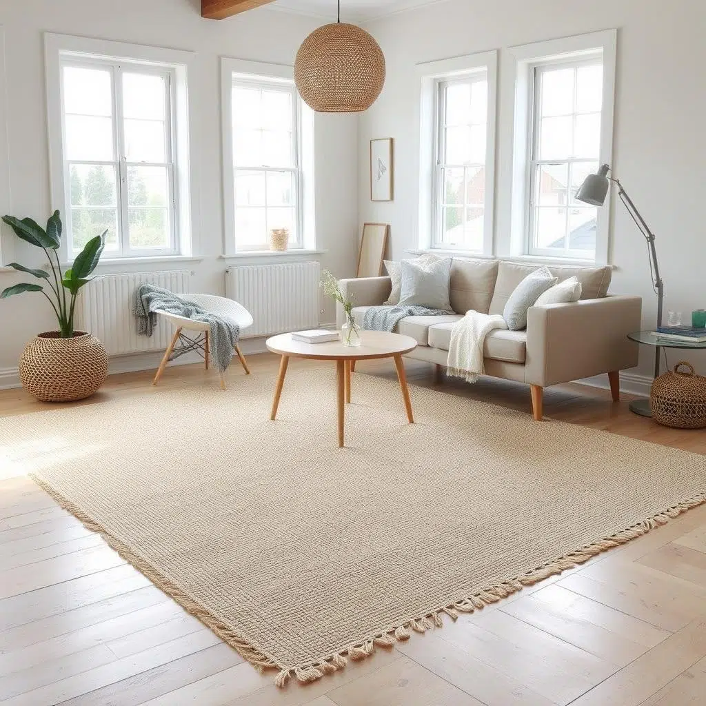 Natuurlijke vloerkleden in Scandinavisch design Natuurlijke vloerkleden in Scandinavisch design