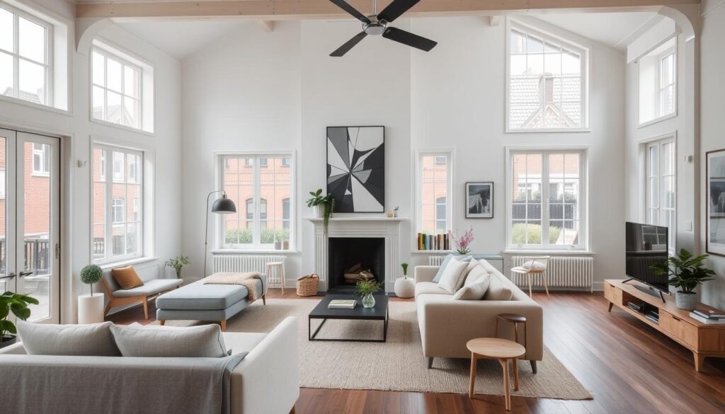Nederlands huis ingericht in Scandinavische stijl met behoud van originele elementen