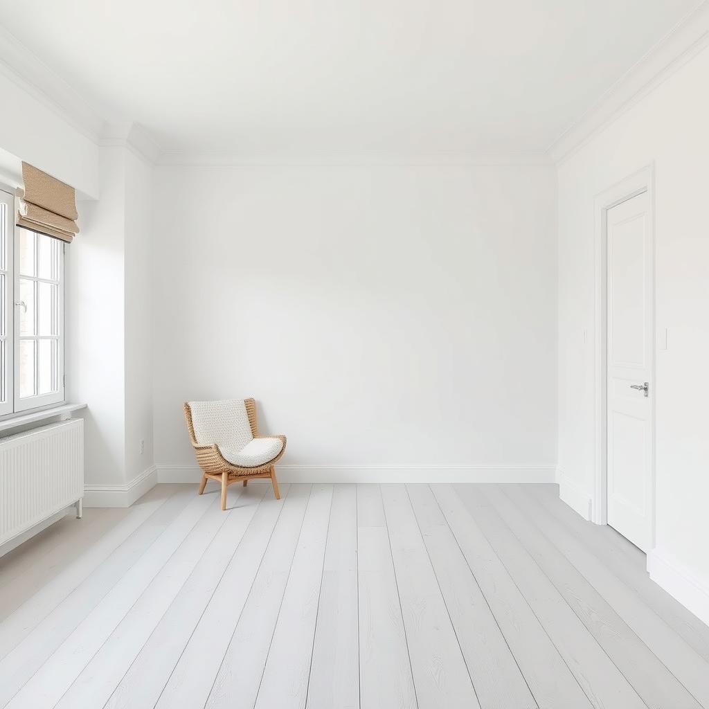 Neutrale basis in Scandinavisch interieur Neutrale basis in Scandinavisch interieur