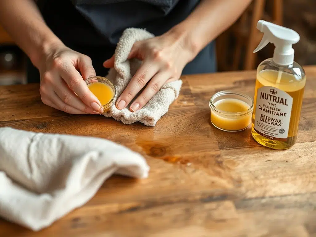 Onderhoud van houten landelijke meubelen met natuurlijke producten Onderhoud van houten landelijke meubelen met natuurlijke producten