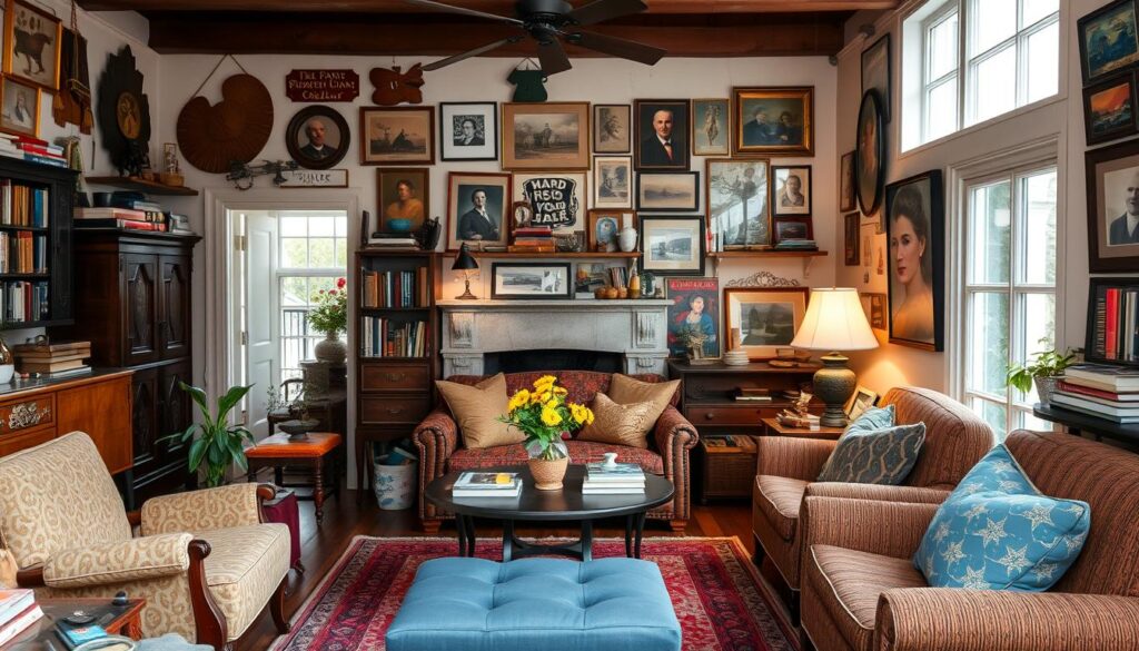 Persoonlijk eclectisch interieur mooie woonruimte