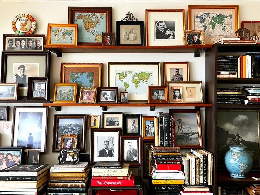 Persoonlijke verhalen vertellen in een eclectisch interieur Persoonlijke verhalen vertellen