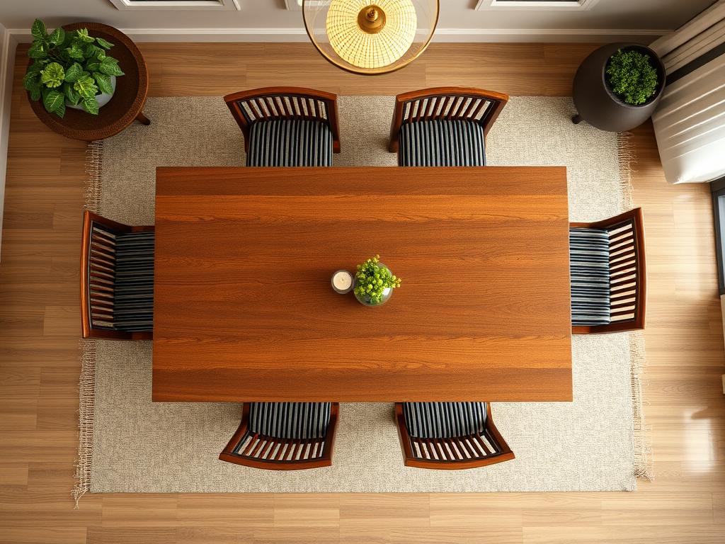 Rechthoekige eettafel met de meest comfortabele eettafelhoogte Rechthoekige eettafel met de meest comfortabele eettafelhoogte