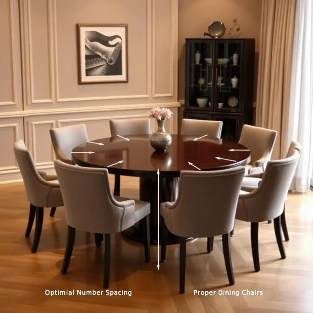 Ronde eettafel met hoeveel eetkamerstoelen optimaal geplaatst voor comfort en stijl Ronde eettafel met hoeveel eetkamerstoelen optimaal geplaatst voor comfort en stijl