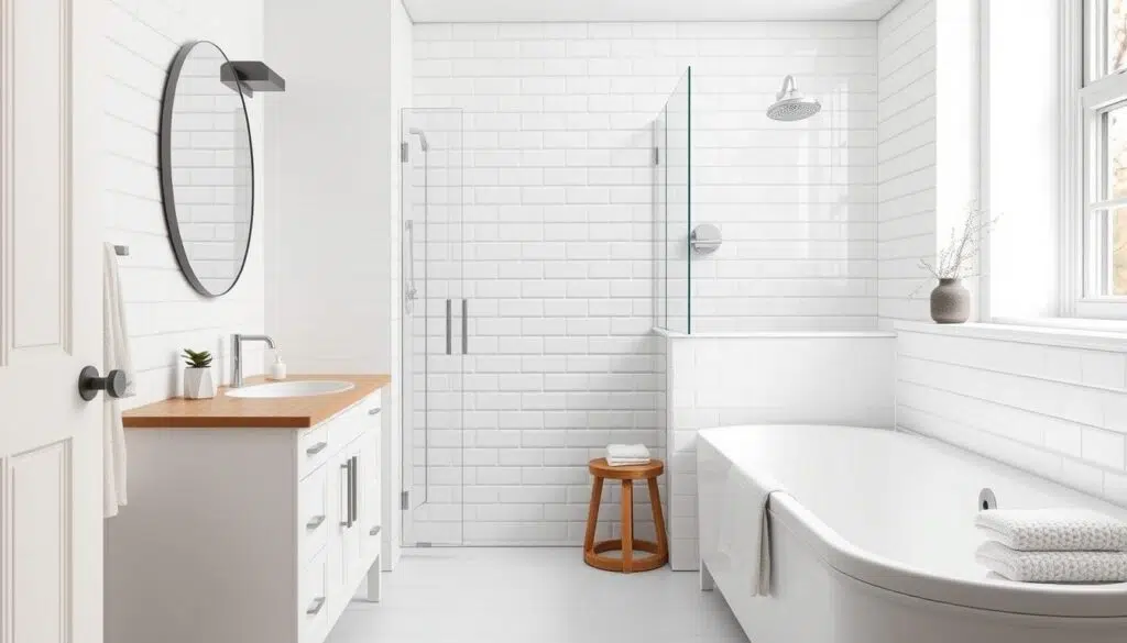 Scandinavisch interieurdesign in de badkamer Scandinavisch interieurdesign in de badkamer