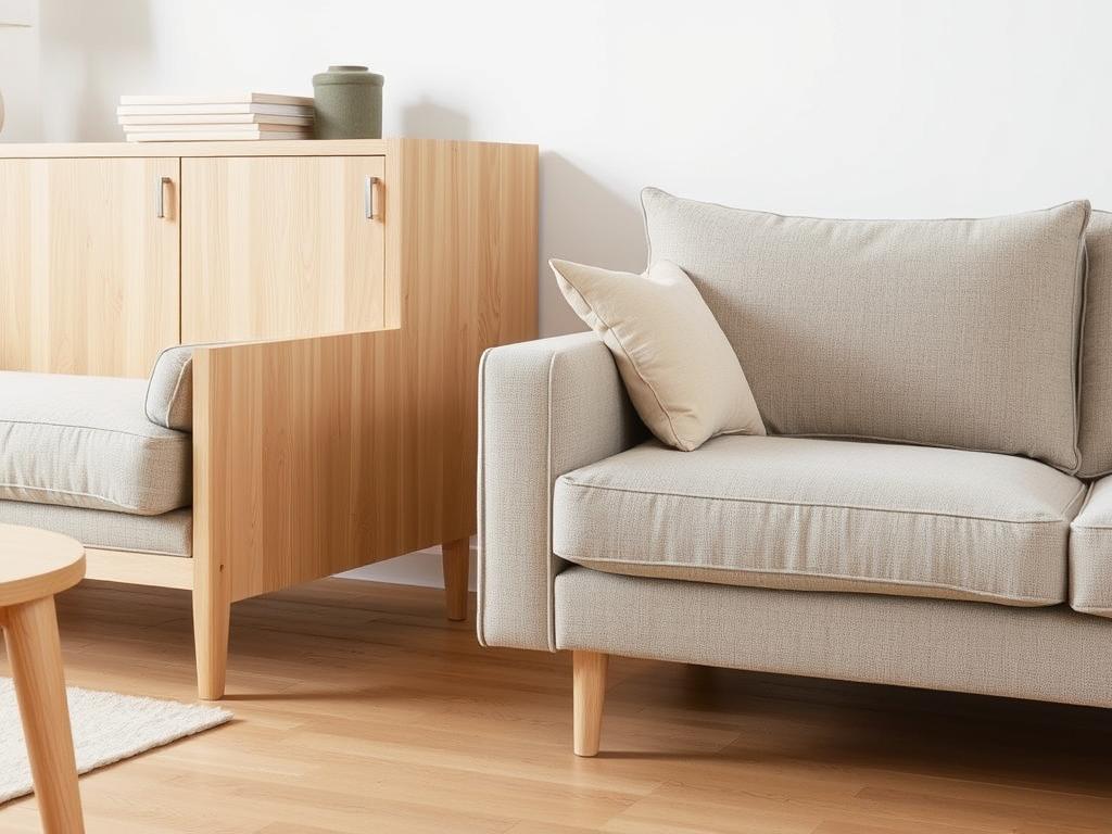 Scandinavische meubels in natuurlijke materialen en kleuren Scandinavische meubels in natuurlijke materialen en kleuren