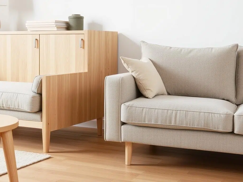 Scandinavische meubels in natuurlijke materialen en kleuren Scandinavische meubels in natuurlijke materialen en kleuren