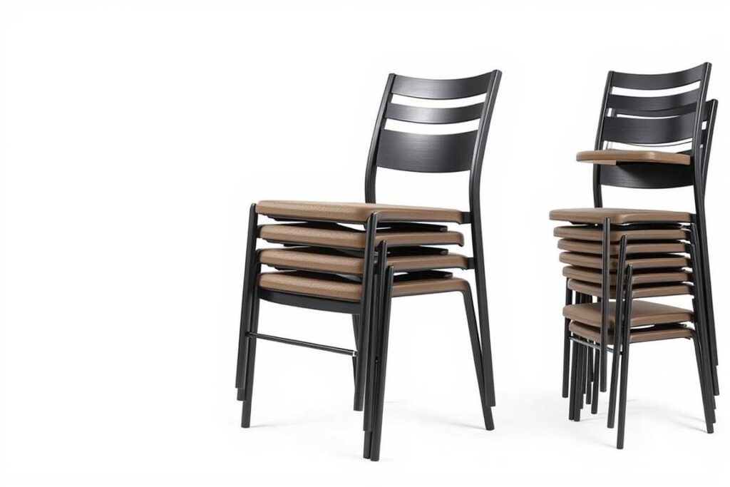 Stapelbare eetkamerstoelen die ruimte besparen voor het kiezen van de juiste eetkamerstoel Stapelbare eetkamerstoelen die ruimte besparen voor het kiezen van de juiste eetkamerstoel