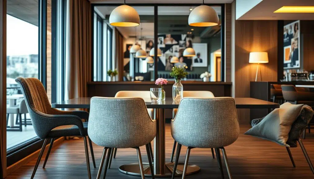 Stijlvolle eetkamerstoelen die lekker zitten in een modern interieur Stijlvolle eetkamerstoelen die lekker zitten in een modern interieur