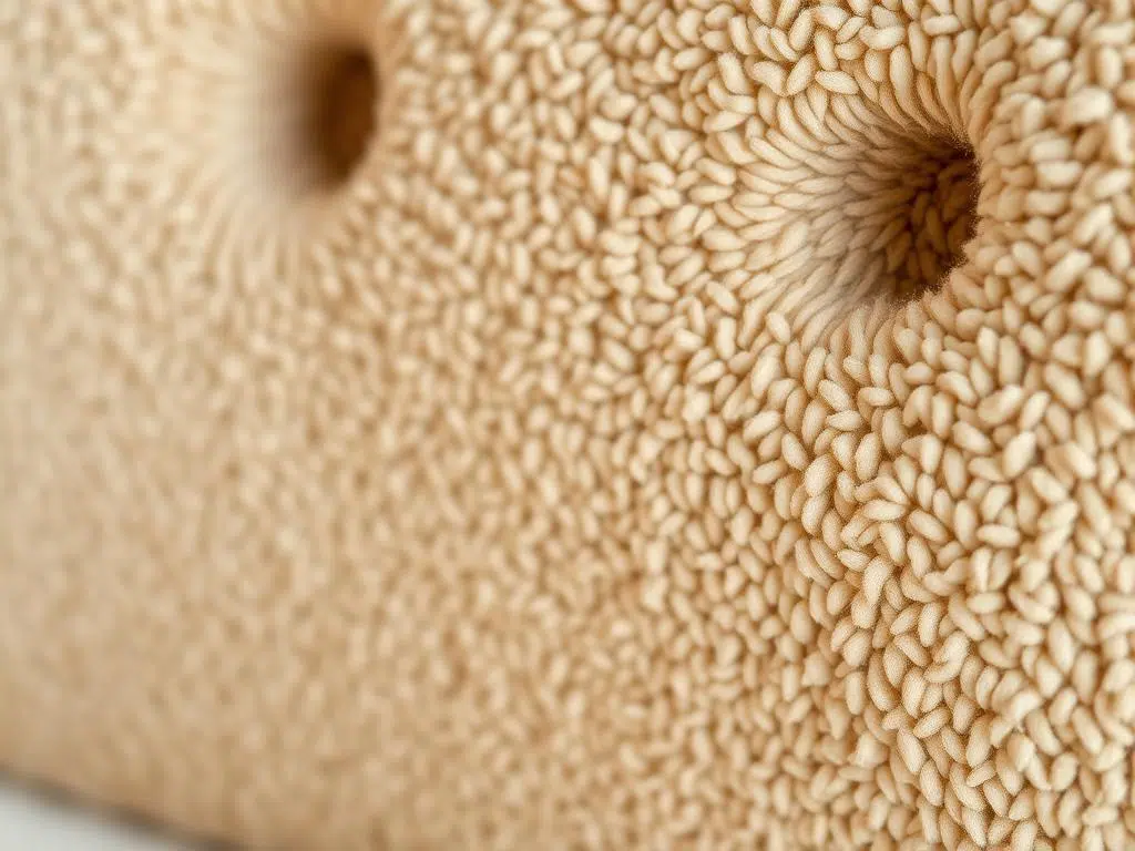 Teddy stof voor eetkamerstoelen met zichtbare zachte, pluizige textuur Teddy stof voor eetkamerstoelen met zichtbare zachte, pluizige textuur
