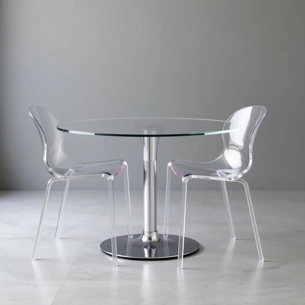 Transparante acryl stoel Transparante acryl stoel