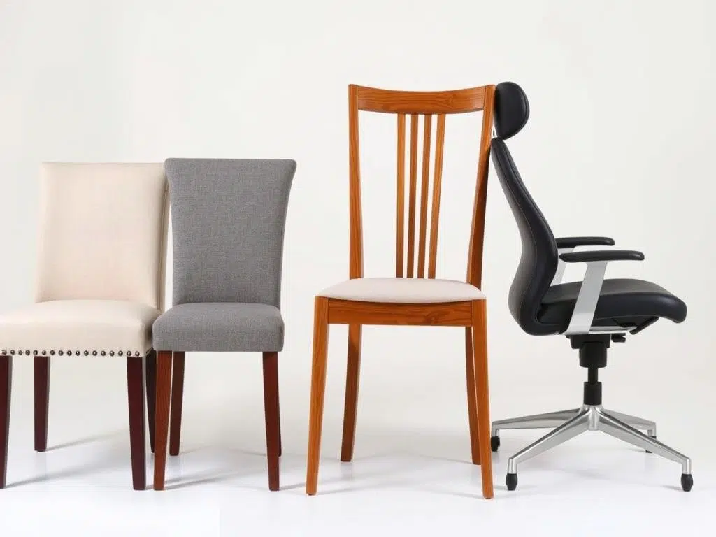 Vergelijking van verschillende typen eetkamerstoelen met focus op comfort Vergelijking van verschillende typen eetkamerstoelen met focus op comfort