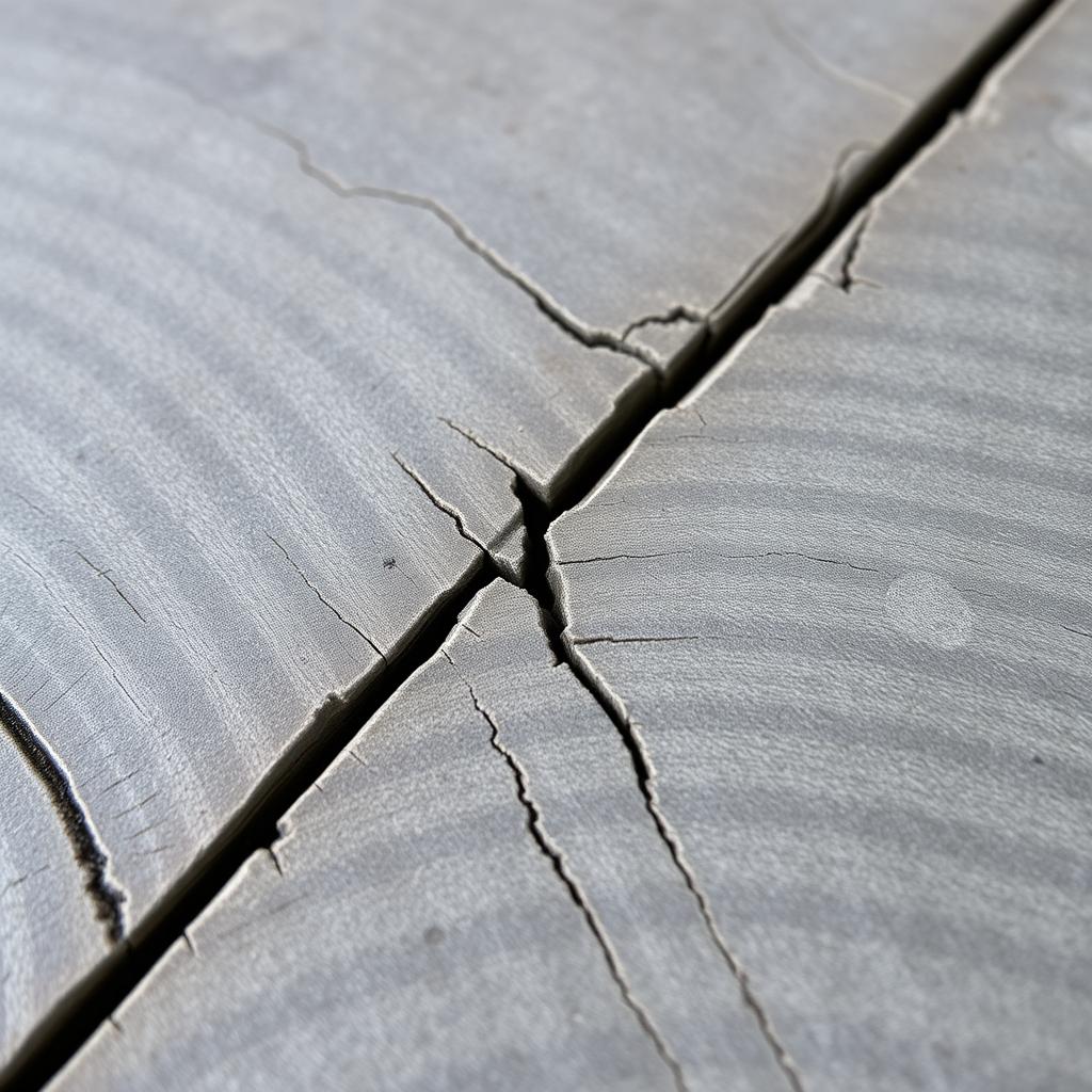 Vergrijsd houten tafelblad door UV-straling en weersinvloeden Vergrijsd houten tafelblad door UV-straling en weersinvloeden