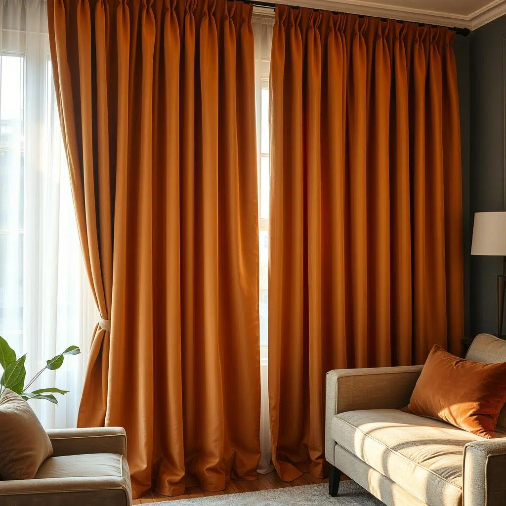 Verloers gordijnen in een woonkamer Verloers gordijnen in een woonkamer