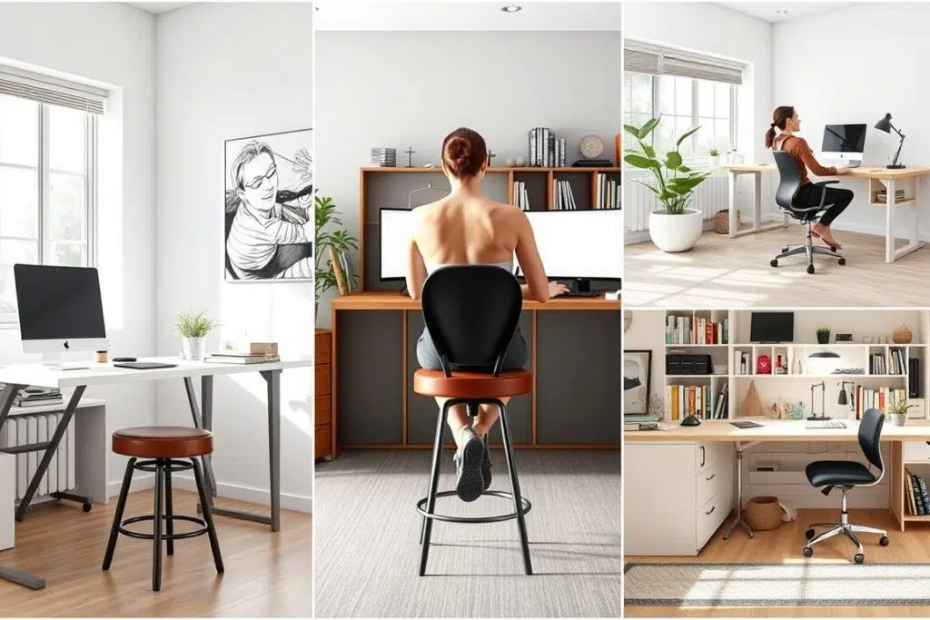 Verschillende gebruiksscenario's voor stoelen in kantoor, eetkamer en hobbyruimte Verschillende gebruiksscenario's voor stoelen in kantoor, eetkamer en hobbyruimte