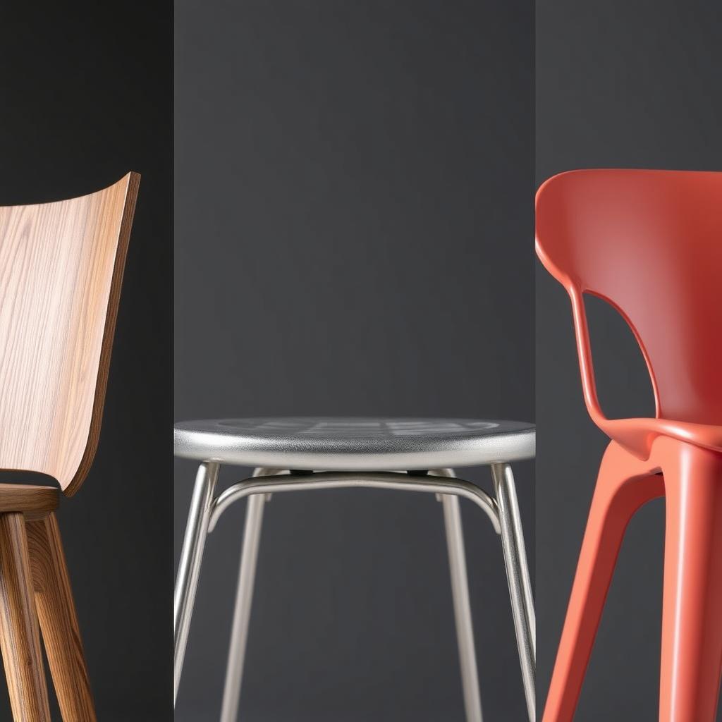 Verschillende materialen voor eetkamerstoelen Verschillende materialen voor eetkamerstoelen