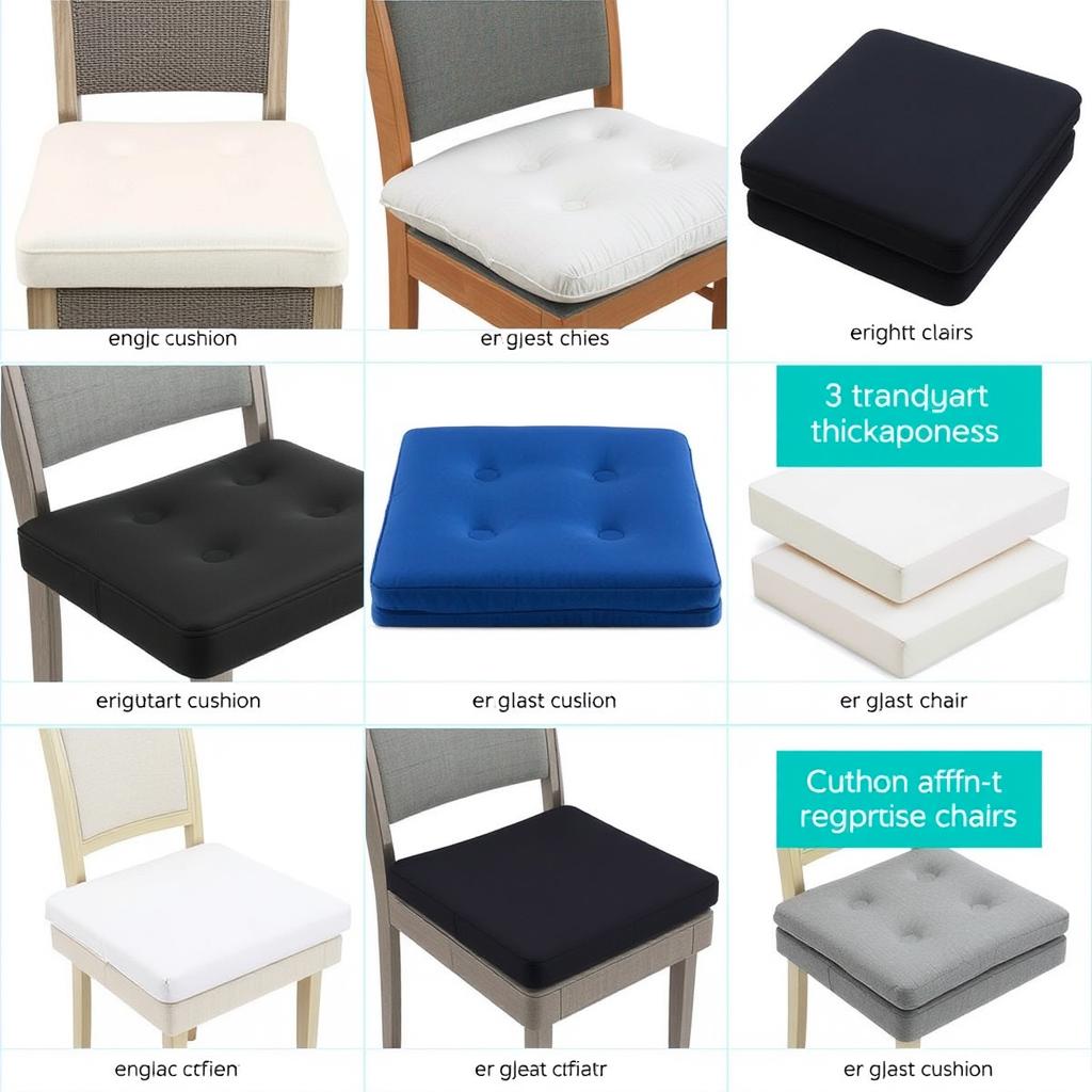 Verschillende soorten kussens om de comfortabele zithoogte aan te passen Verschillende soorten kussens om de comfortabele zithoogte aan te passen