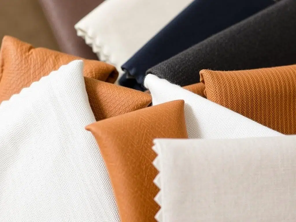 Verschillende stoffen en materialen voor het bekleden van eetkamerstoelen Verschillende stoffen en materialen voor het bekleden van eetkamerstoelen