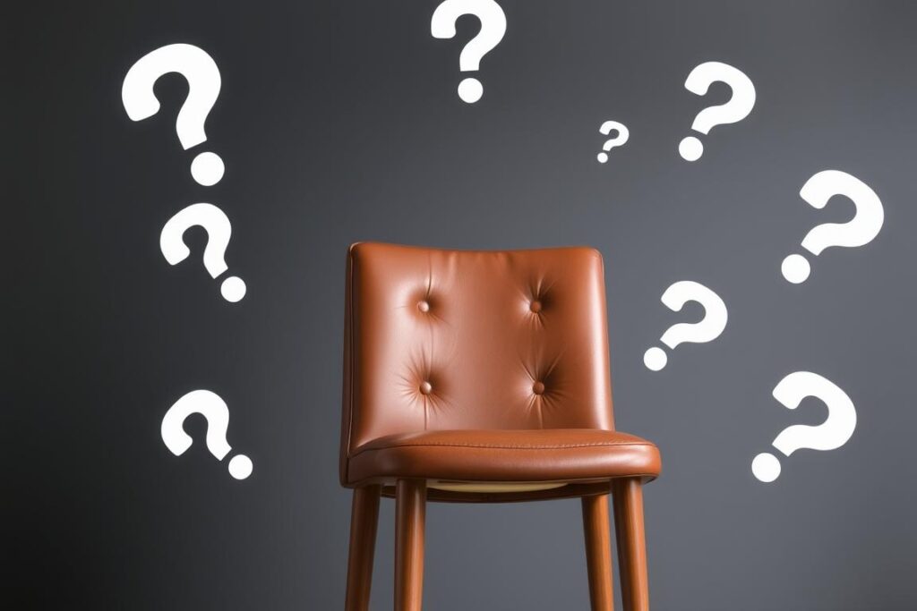 Verschillende veelvoorkomende vragen over het onderhoud van leren eetkamerstoelen worden beantwoord