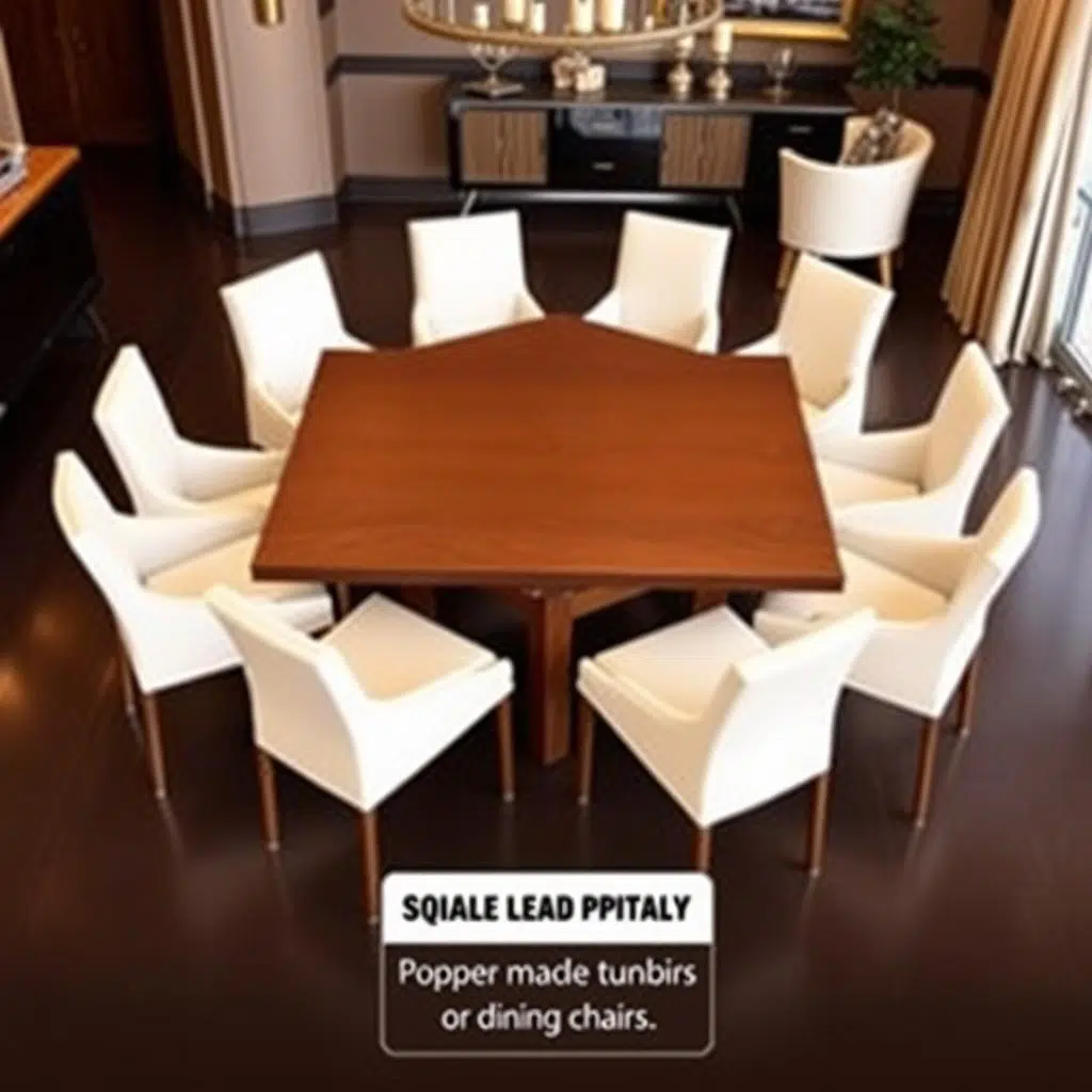 Vierkante eettafel met het juiste aantal eetkamerstoelen voor optimaal comfort Vierkante eettafel met het juiste aantal eetkamerstoelen voor optimaal comfort