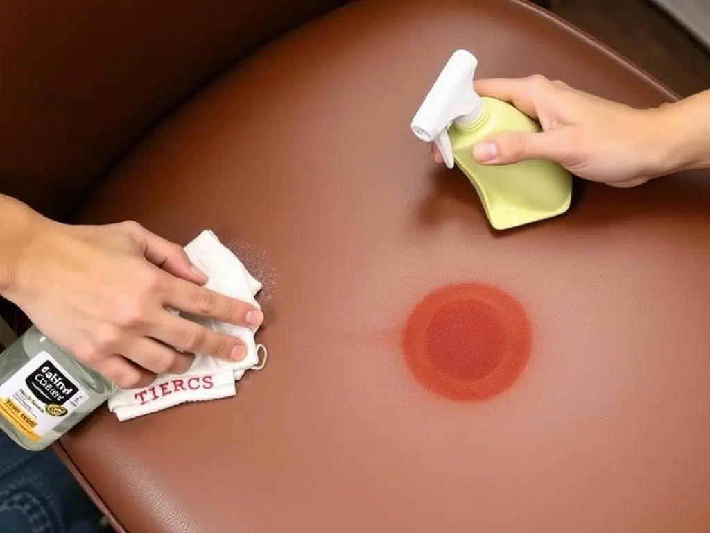 Vlekken verwijderen van leren eetkamerstoelen Vlekken verwijderen van leren eetkamerstoelen